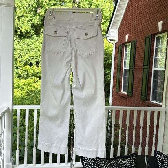 Spanx Super smooth Stretch Twill Cropped Wide Leg Pant - XS - Picture 5 of 13